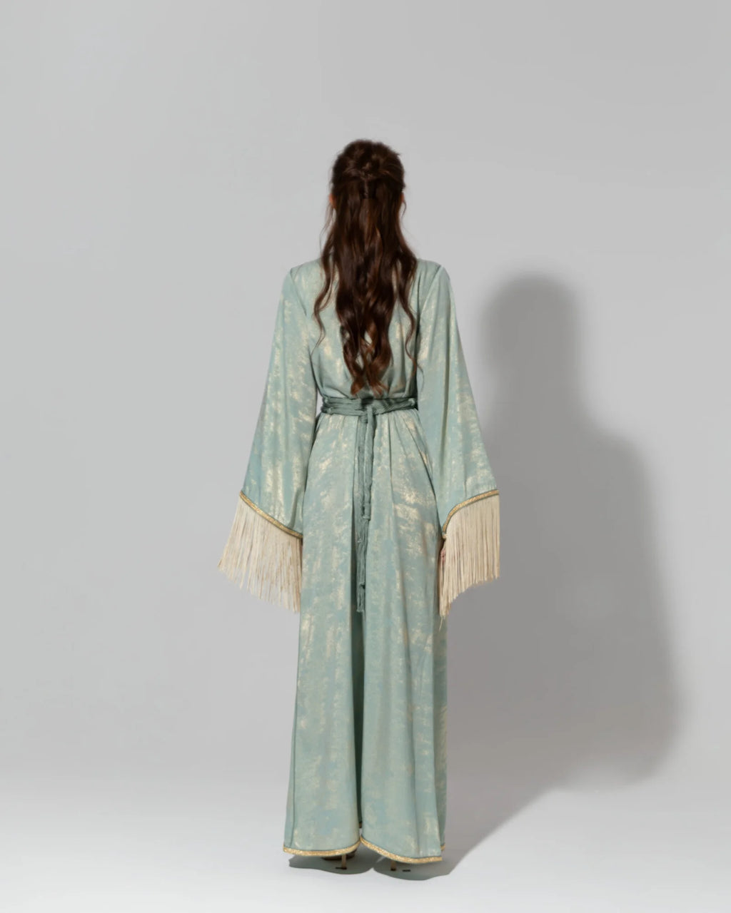 Green Silk Kaftan