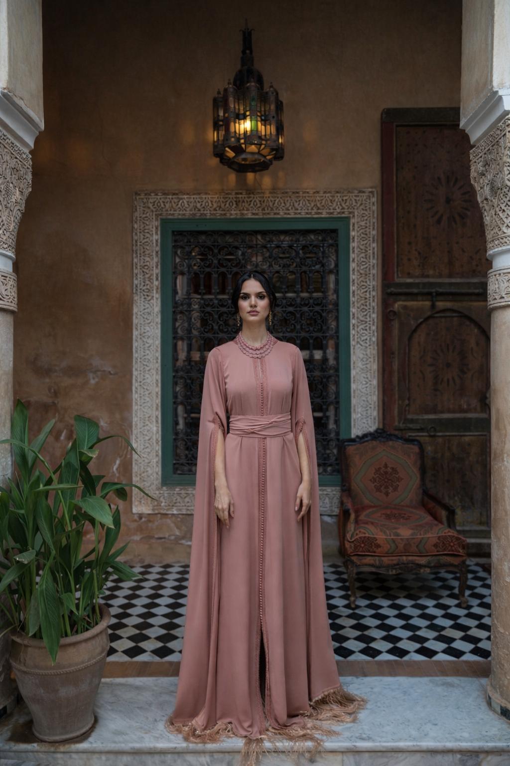 Dusty Rose Kaftan