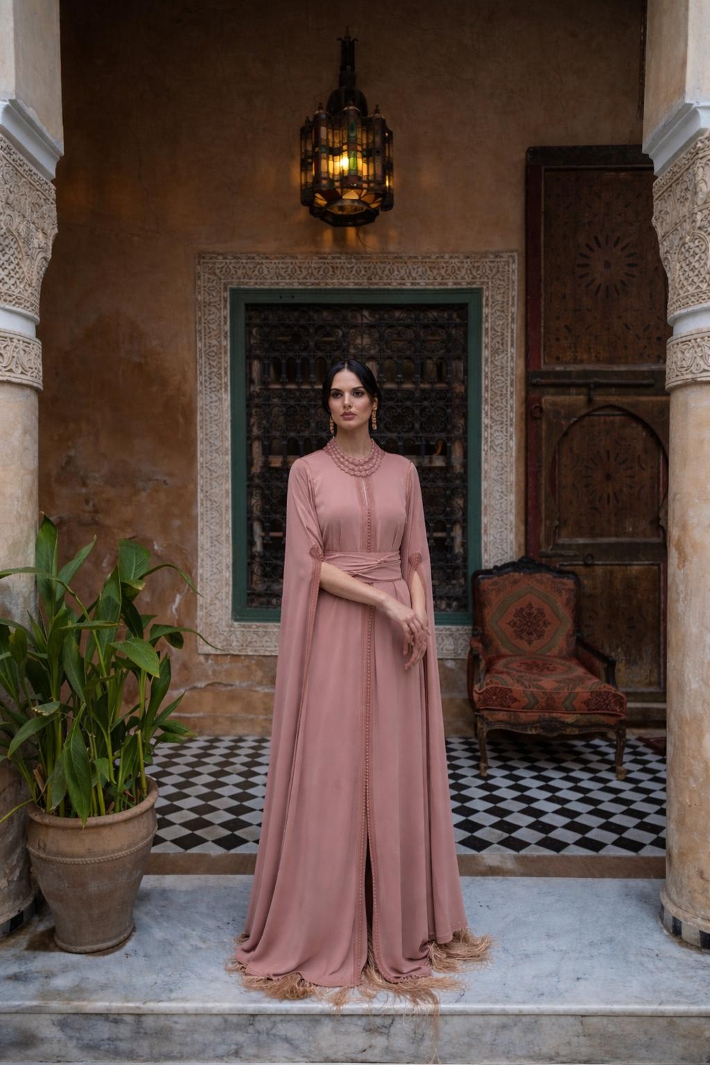 Dusty Rose Kaftan